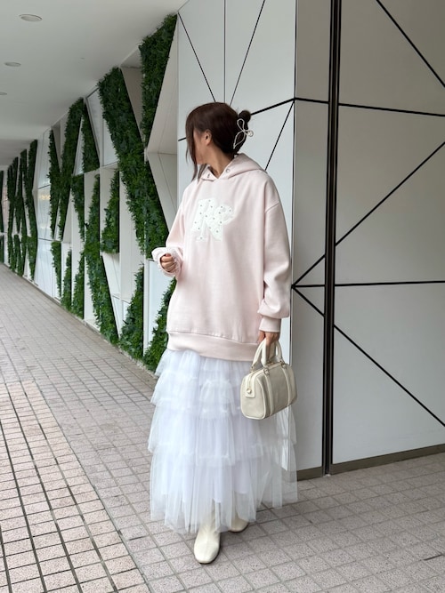 キルティングロゴビッグパーカー（パーカー）｜one after another NICE