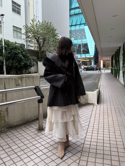 セール】【今すぐお届け可能！】ビジュー付き女の子コート（その他