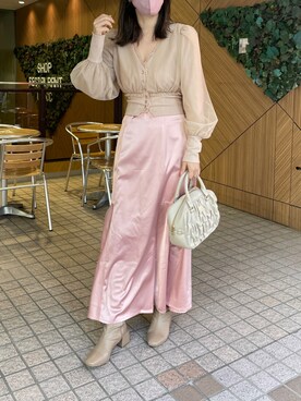 marikoさん（レディース・162cm）の冬コーディネート