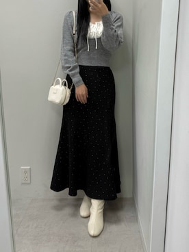 「one after another NICE CLAUP（ワンアフターアナザーナイスクラップ）のアイテム」を使った、marikoさん（レディース・162cm）の冬コーディネート