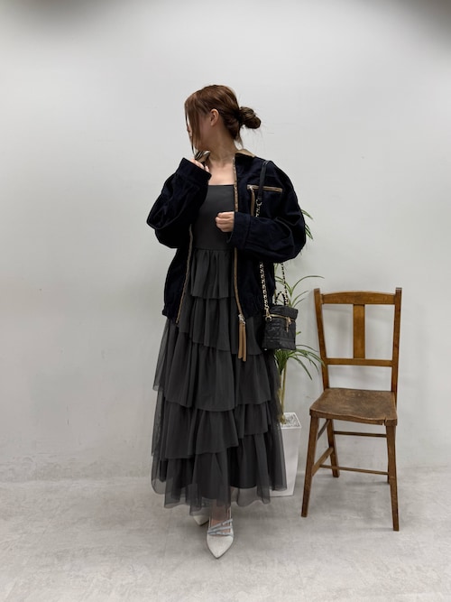 セール】【WEB限定】ティアードフリルキャミワンピース（ワンピース