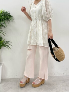 marikoさん（レディース・162cm）の春コーディネート
