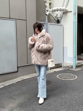 「アイテム（その他アウター）」を使った、marikoさん（レディース・162cm）の秋コーディネート