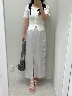 marikoさん（レディース・162cm）の夏コーディネート