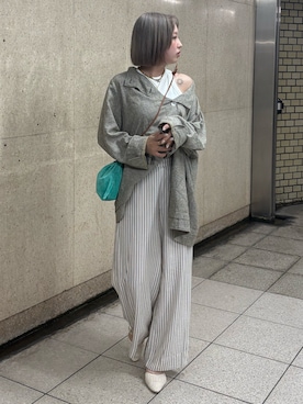 「RANDA（ランダ）のアイテム」を使った、miyu kaneko さん（レディース・160cm）の春コーディネート