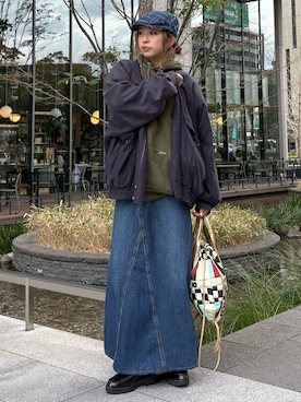 miyu kaneko さん（レディース・160cm）の春コーディネート