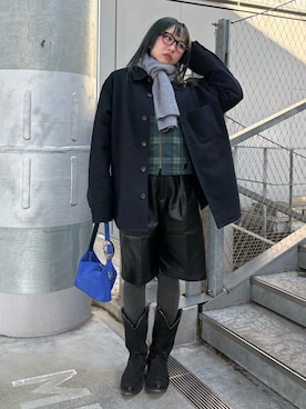 miyu kaneko さん（レディース・160cm）の冬コーディネート