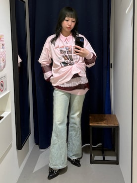 miyu kaneko さん（レディース・160cm）の春コーディネート