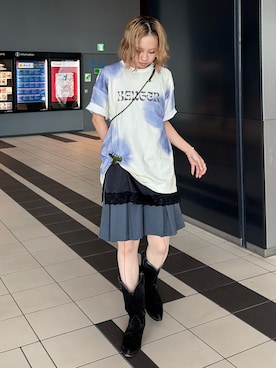 「PAGEBOY（ページボーイ）のアイテム（その他パンツ）」を使った、☆miyu  さん（レディース・160cm）の夏コーディネート