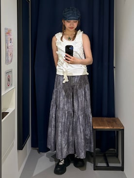 「PAGEBOY（ページボーイ）のアイテム」を使った、miyu kaneko さん（レディース・160cm）の夏コーディネート