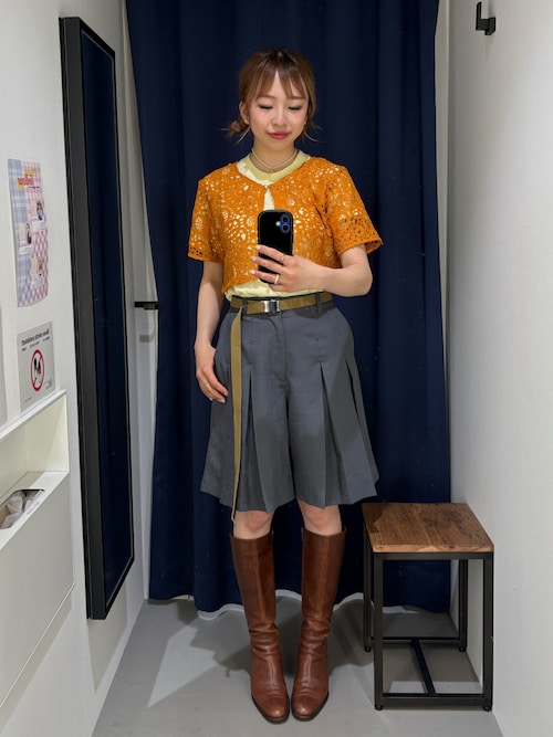 ledtokyo プリーツハーフパンツ セール】プリーツハーフパンツ（その他パンツ）｜PAGEBOY