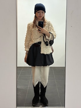 「PUBLIC TOKYO（パブリックトウキョウ）のアイテム（シャツ/ブラウス）」を使った、miyu kaneko さん（レディース・160cm）の秋コーディネート