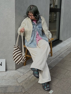 miyu kaneko さん（レディース・160cm）の春コーディネート