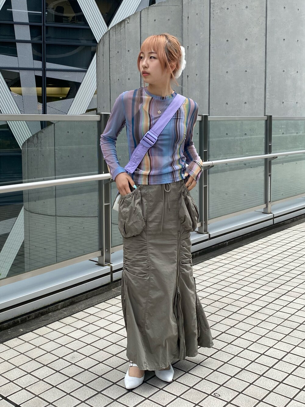 オープンジップ マーメイドスカート SLY（スライ）の「再入荷OPEN ZIP MERMAID CARGO SK オープン