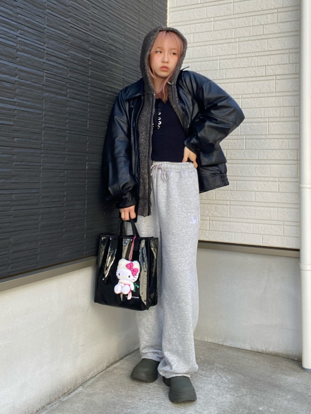 diesel パーカー レザー 未使用】DIESEL ⭐︎M ディーゼル レザー