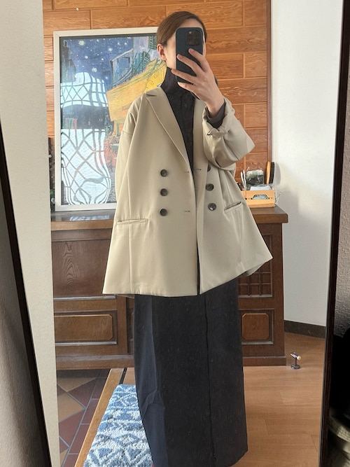 RIM.ARK（リムアーク）の「Big pocket stand collar OP（ワンピース
