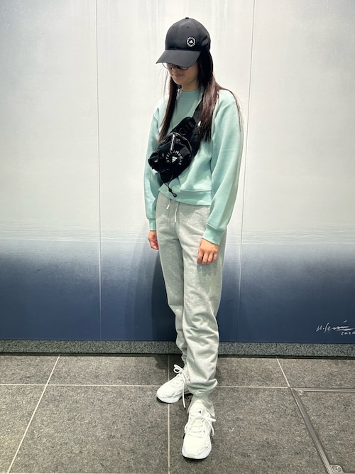 【アディダス×ステラマッカートニー】ウェストポーチ付ブルゾン グリーンホワイト adidas by Stella McCartney マルチスポーツバッグ / アディダス