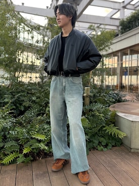 「adidas（アディダス）のアイテム（ダウンジャケット/コート）」を使った、NYさん（メンズ・173cm）の冬コーディネート