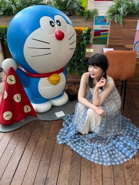 「mily bilet（ミウィビレット）のアイテム」を使った、夏目青葉さん（レディース・157cm）の夏コーディネート