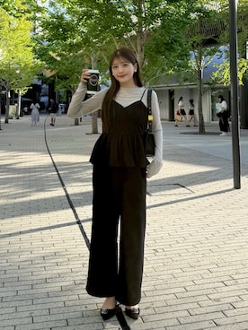 「アイテム（セットアップ）」を使った、きらりさん（レディース・164cm）の秋コーディネート