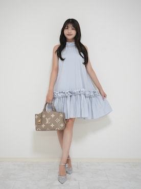 「LOUIS VUITTON（ルイヴィトン）のアイテム（バッグ）」を使った、きらりさん（レディース・164cm）の夏コーディネート