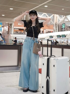「アイテム（アンサンブル）」を使った、きらりさん（レディース・164cm）の春コーディネート