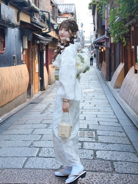 「アイテム（メイクアップ）」を使った、きらりさん（レディース・164cm）の夏コーディネート