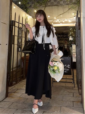 「アイテム（ワンピース）」を使った、きらりさん（レディース・164cm）の夏コーディネート
