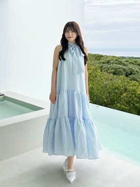 「RANDA（ランダ）のアイテム」を使った、きらりさん（レディース・164cm）の夏コーディネート