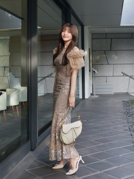 「Dior（ディオール）のアイテム」を使った、きらりさん（レディース・164cm）の夏コーディネート