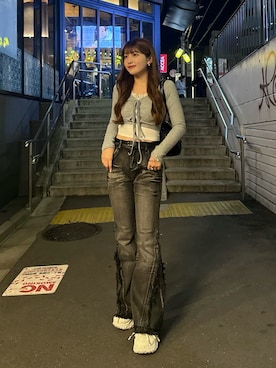 「アイテム（アンサンブル）」を使った、きらりさん（レディース・164cm）の秋コーディネート