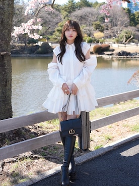 「SNIDEL（スナイデル）のアイテム」を使った、きらりさん（レディース・164cm）の春コーディネート