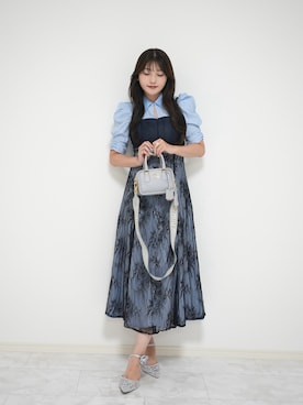 「miu miu（ミュウミュウ）のアイテム」を使った、きらりさん（レディース・164cm）の夏コーディネート