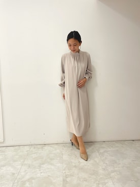 「NARACAMICIE（ナラカミーチェ）のアイテム（ワンピース/ドレス）」を使った、sk125さん（レディース・155cm）の秋コーディネート