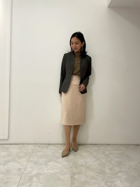 「ナラカミーチェ」｜「アイテム（ジャケット/アウター）」を使った、sk125さん（レディース・155cm）の秋コーディネート