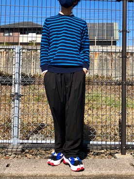 「DRUMOHR（ドルモア）のアイテム」を使った、KIMさん（メンズ・176cm）の秋コーディネート