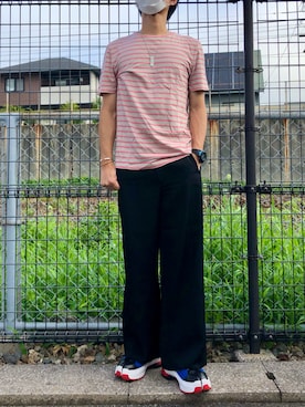 「OVERCOAT（オーバーコート）のアイテム」を使った、KIMさん（メンズ・176cm）の夏コーディネート