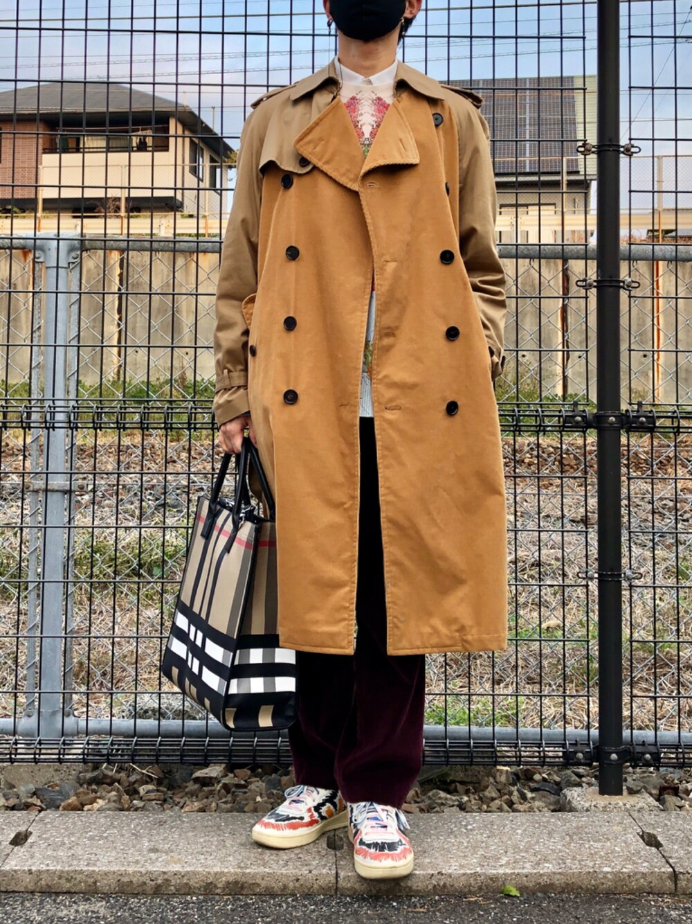 MARNIのトレンチコート（ベージュ系）を使った人気ファッション