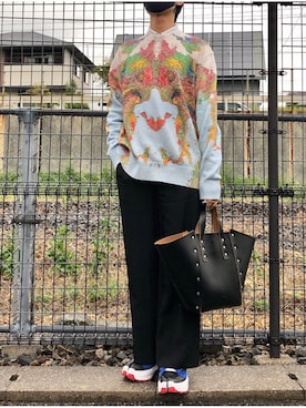 「OVERCOAT（オーバーコート）のアイテム」を使った、KIMさん（メンズ・176cm）の秋コーディネート