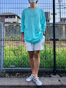 「MB（エムビー）のアイテム（アクセサリー）」を使った、KIMさん（メンズ・176cm）の夏コーディネート