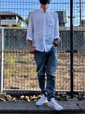 「MB（エムビー）のアイテム（アクセサリー）」を使った、KIMさん（メンズ・176cm）の夏コーディネート