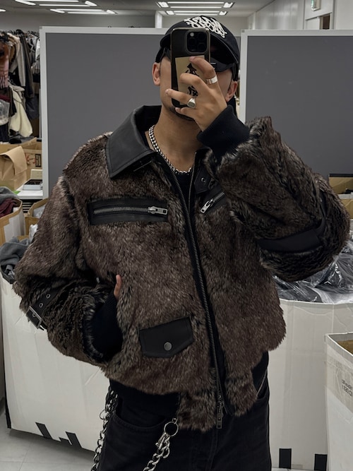 メンズ ブラックデニム ルーズ ストレート D-RISE L.30（デニムパンツ