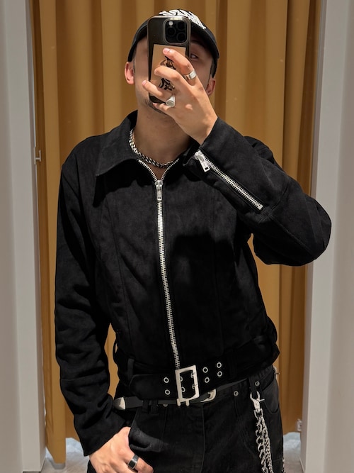 セール】Faux Suede Riders Jacket / フェイクスエードライダース