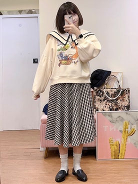 溫粒粒さんのコーディネート