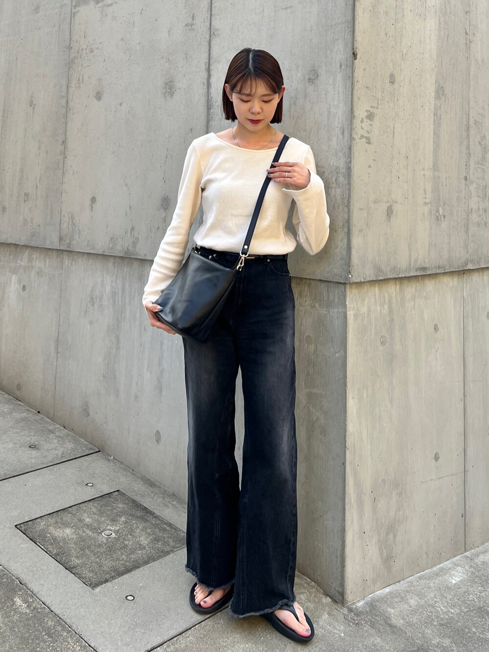 russet（ラシット）の「【russet×ainode】ワイドフレアパンツ【2サイズ 