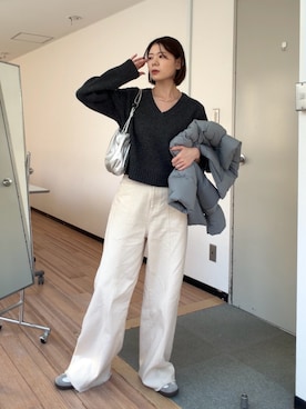 「冬コーデ」｜chiさん（レディース・162cm）の冬コーディネート