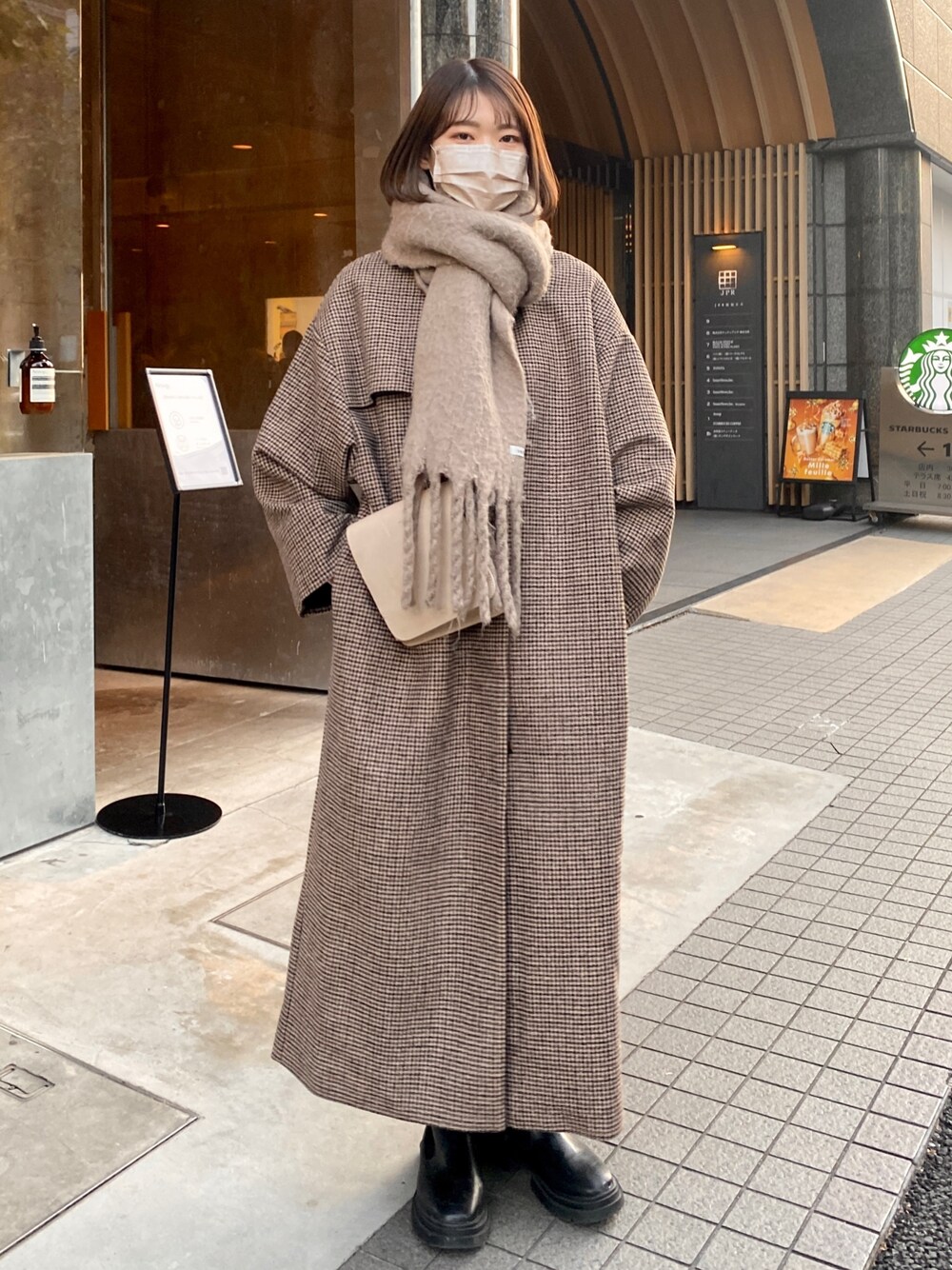 在原みゆ紀着用Marmot capital フリースマフラー MARMOT CAPITAL マーモット フリース マフラー 在原みゆ紀 着用