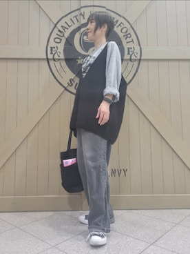 「ehka sopo（エヘカソポ）のアイテム」を使った、しぃさん（レディース・162cm）の春コーディネート