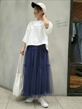 しぃさん（レディース・164cm）の夏コーディネート