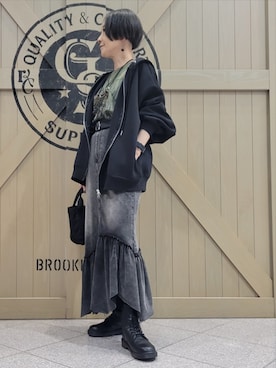 「PAGEBOY（ページボーイ）のアイテム」を使った、しぃさん（レディース・164cm）の秋コーディネート